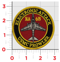 MARINE CORPS EA-6B PROWLER ELECTRONIC ATTACK HOOK &amp; LOOP EMBROIDERED PATCH - £31.46 GBP