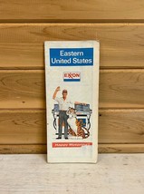 Vintage Exxon Road Map 1973 Eastern United States - £25.76 GBP