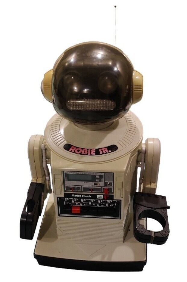 Radio Shack Robie Sr. Vintage Robot - Untested - AS-IS For Parts - $55.29