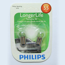 2pk - Philips 55LLB2 - 2.87w 7V Long Life Automotive Miniature Light Bulb - £18.82 GBP