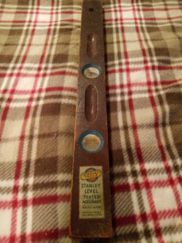 VINTAGE STANLEY NO. 347N WOODEN LEVEL 24 INCH - $10.39