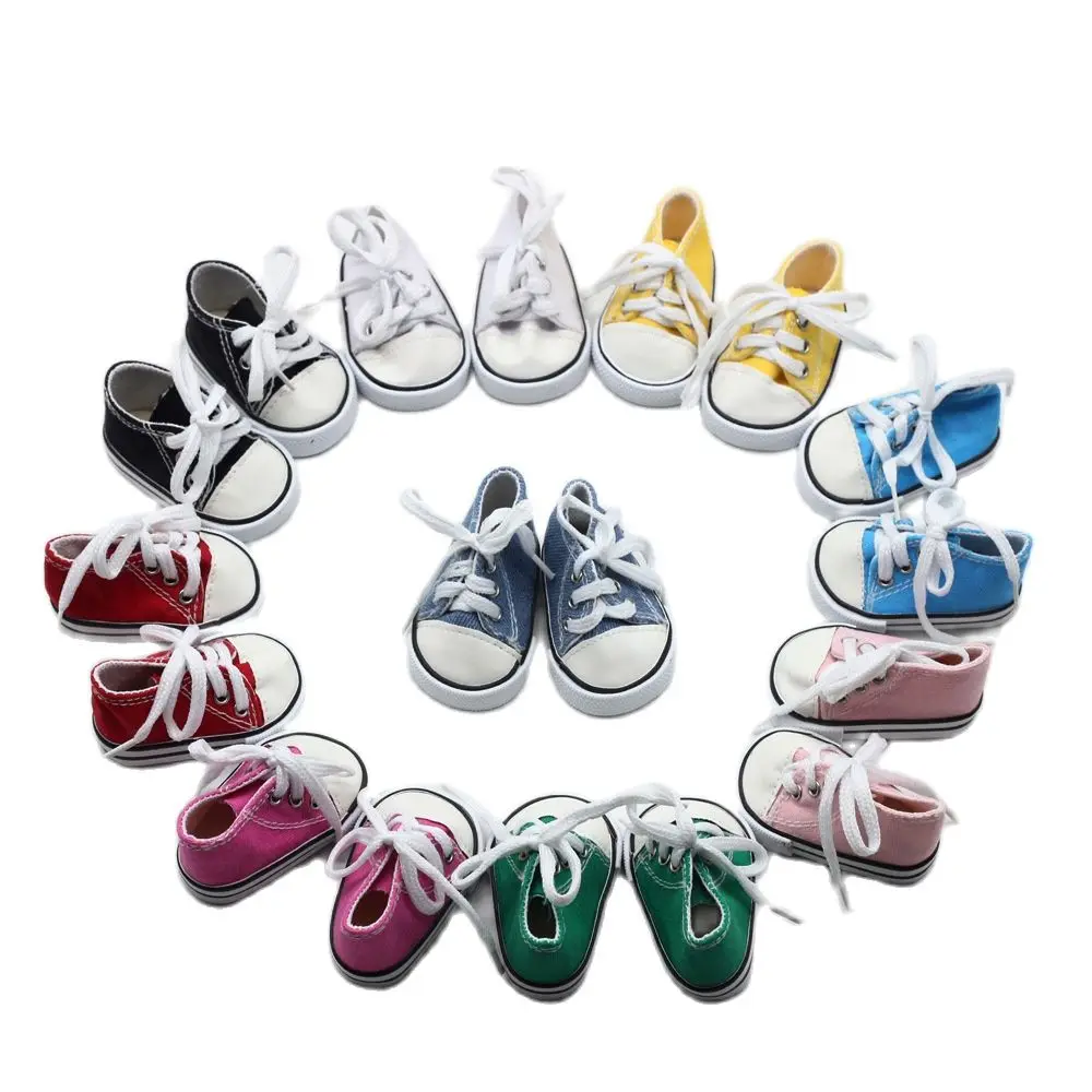 Fashion Sneakers Doll Shoes for 18&quot; 43cm American Girl Reborn New Born Baby BJD - £8.65 GBP+
