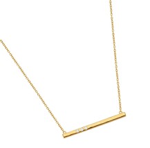 &#39;Dotted Line&#39; Pendant Necklace with 18 + 2 - £205.88 GBP