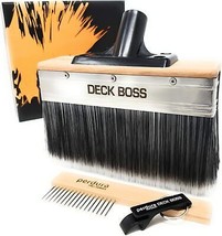 Deck Stain Brush Applicator - Deck BOSS by Perdura - 7 inch Paint Brush ... - £54.29 GBP