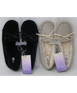 Stars Above Women&#39;s Chaia Soft Faux Fur Moccasin Slippers Size 5 Lot of ... - $34.07 CAD