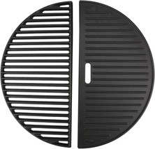 Half Moon Cooking Grate and Griddle for Kamado Joe Classic Large Big Green Egg - £65.35 GBP