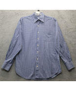 Peter Millar Casual Shirt Men Large Multi Gingham Classic Fit Collar But... - $38.02 CAD