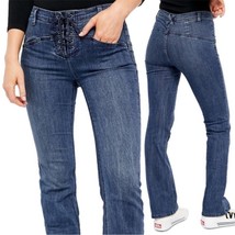 We The Free Eva Lace-Up Bootcut Jeans Free People Size 28 - $47.41