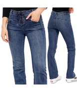 WE THE FREE Eva Lace-Up Bootcut Jeans FREE PEOPLE Size 28 - €40,33 EUR