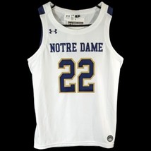 Notre Dame Womens Basketball Throwback Jersey Small #22 White New Under Armour - £23.57 GBP