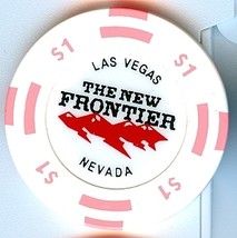 Las Vegas New Frontier $1 Casino Chip, Vintage - £4.75 GBP