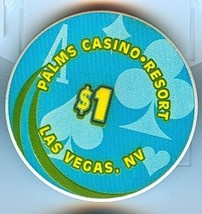 2006 Las Vegas Palms Casino $1 Chip  - £7.95 GBP