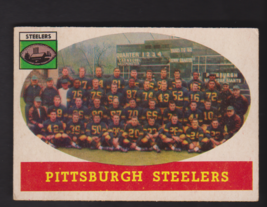 1958 Topps Football #116  Pittsburgh Steelers Team NM/MT - $13.50