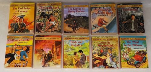 Playmore Waldman Illustrated Classic Editions Vintage Mini PB Books Lot ... - $34.45