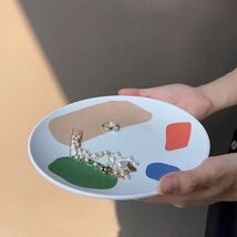 Whimsical Plates Set with Colorful Patches 4 Pcs Set - $79.27