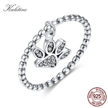 Puppy Cat Paws Ring Sterling 925 Silver Ring With Little Bear Paw Pendant Charm  - £12.01 GBP