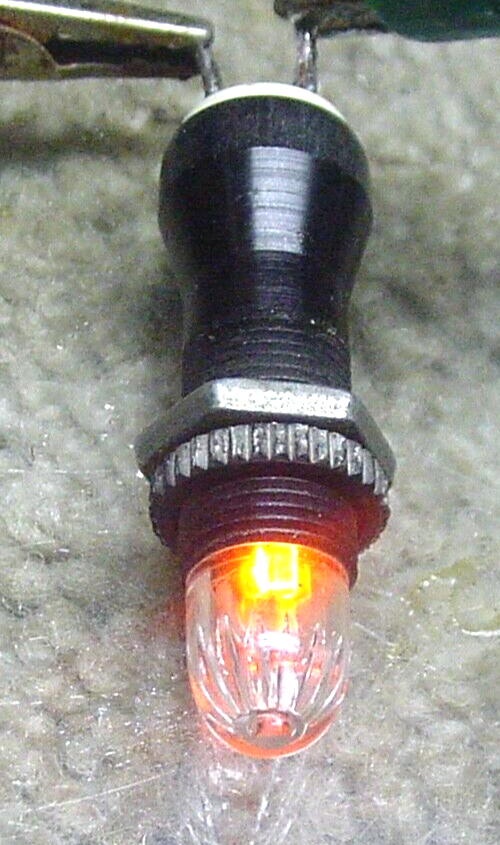 1 Neon Pilot Light 125V  Radio Ham, Electronic Equip DIY Proj Needs 47K ... - $6.76