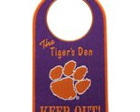 NCAA Clemson Tigers Door Hanger - £5.46 GBP