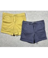 2 Chino by Anthropologie Women’s Shorts Relaxed Green Blue Size 26 - $26.03