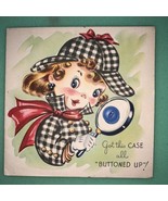 VINTAGE BLONDE GIRL detective with magnifying glass. Got the  Case BDAY - $468.86 MXN