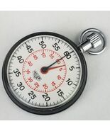 vintage Heuer stopwatch black red Switzerland - $2,093.49 MXN