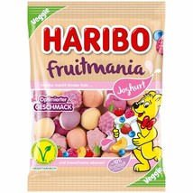 Haribo FRUITMANIA YOGHURT gummy bears -160g VEGETARIAN-FREE SHIPPING - £6.53 GBP