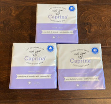 Caprina Bar Soap Fresh Goats Milk With Lavender Oil 9 Bars - £27.49 GBP