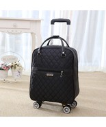 Wheeled bag for travel Women travel backpack with wheels trolley bags Ox... - £75.38 GBP
