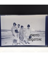 Vintage Photo Negative Family At Beach By Pier Possibly Galveston Texas ... - $23.33 CAD