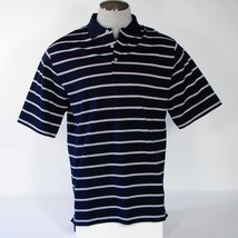 Ralph Lauren Golf Dark Blue &amp; White Polo Shirt Mens Medium Med M NWT $85 - $63.10