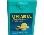 Vintage Empty 1980s MYLANTA Antacid Anti-Gas Pill Carrier Plastic Container - $9.99