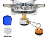 3 In 1 Multi-Fuel Propane, Butane, And Iso-Butane Small Camping Stove For - $30.94