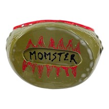 Monster frog head Big Open Mouth Large Halloween Ceramic Candy Dish Bowl MOMSTER - £31.48 GBP