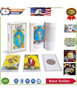 Classic Tarot Deck with 350 GSM Cards &amp; Easy-Use Guidebook for Tarot Lovers - $525.30 MXN