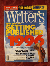 WRITERS DIGEST January 1996 Darrell Schweitzer Elaine L Schulte Lynn Plourde - £11.27 GBP