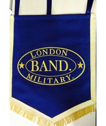 Music Stand Banner Hand Embroidered Custom Made One Side Embroidery - £137.61 GBP