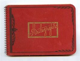 Teenage Girls Autograph Book 1942 Messages &amp; Signatures Charles Carroll ... - $17.82