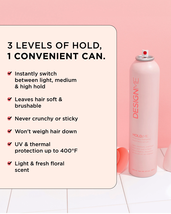 DESIGNME HOLD.ME Three Ways Hairspray, 9.5 oz image 4
