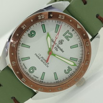 Old Henri Sandoz &amp; Fils Winding Swiss Mens Wrist Mechanical Watch a415007-6 - £19.74 GBP