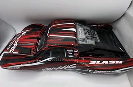 Traxxas Slash 1/10 Red &amp; Black Clipless Body Shell Only - $71.27