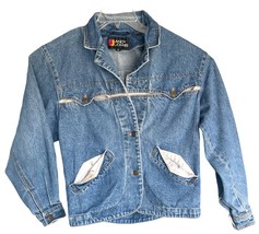 Vintage Andy Johns Jean Jacket Women’s Size S Blue Denim Western Cowgirl... - €21,74 EUR