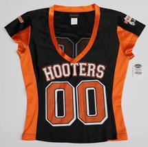 NEW! AUTHENTIC (XS) HOOTERS GIRLS 00 BLACK FOOTBALL JERSEY XSMALL UNIFOR... - $39.99