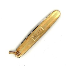 Vintage Signed Simmons Gold Filled Etch VPR Multi Purpose Pocket Blade F... - £54.26 GBP