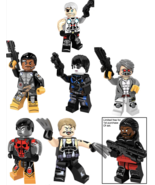 X-force Forge Sabertooth Cable superheroes minifigures building blocks 7... - $844.50 MXN
