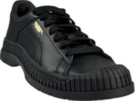 PUMA Women&#39;s Black Utility Leather Sneakers SZ 7, 37098203 - £37.68 GBP