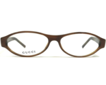 Gucci Eyeglasses Frames GG 2505 5T7 Clear Brown Oval Round Full Rim 53-1... - $140.04