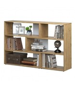 2-Piece Separable Bookshelf Floor Standing Corner Display Storage - Colo... - $2,831.26 MXN