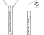 Urn Necklaces for Ashes for Women Girls Cremation Jewelry 925 Sterling S... - £47.92 GBP