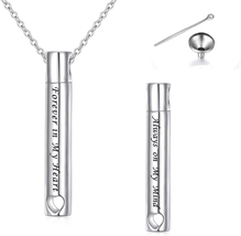 Urn Necklaces for Ashes for Women Girls Cremation Jewelry 925 Sterling Silver Et - £47.92 GBP