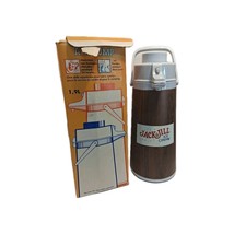 Vintage 70&#39;s Thermal Air Pump Pot 1.9L Hot Cold Thermos Jack &amp; Jill Ice ... - $637.46 MXN